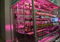 It is a vertical growing system